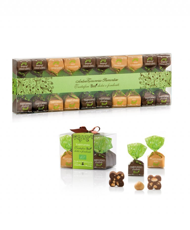 Confezione tartufini BIO fondenti e dolci 63 Grammi